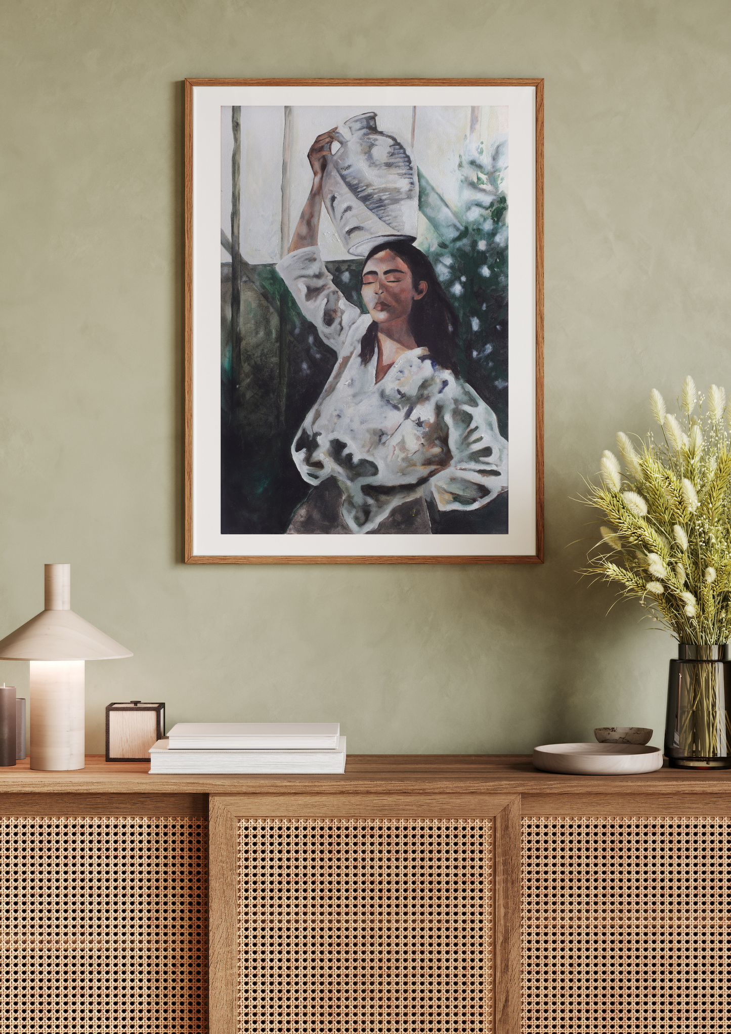 Lady and Vase